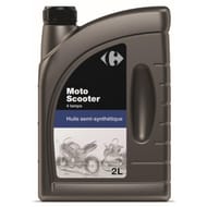 Carrefour huile semi synthétique moto scooter 4 temps 2l