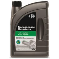 Carrefour huile chaîne de tronçonneuse 2l