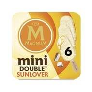 Magnum bâtonnet mini double sunlover mangue coco 6x55ml 282g