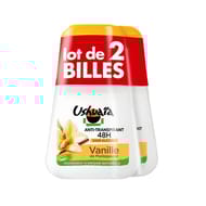 Ushuaia anti-transpirant bille femme vanille 2x50ml