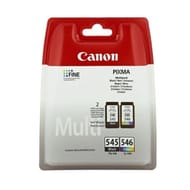 Canon pg-545 / cl-546 cartouche d'encre pack noir et couleurs