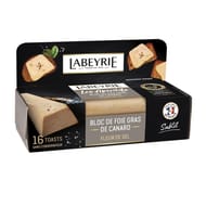 Labeyrie bloc de foie gras de canard 100g barquette tradition