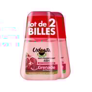 Ushuia anti-transpirant 48h à la grenade bille 2x50ml