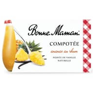 Bonne Maman compotée ananas rhum vanille 2x130g
