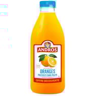 Andros jus d'orange sans pulpe 1l offre découverte