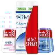 Narta classic deodorant cologne lot 2 x 200ml