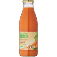 Carrefour bio pur jus de carotte 100% 75cl