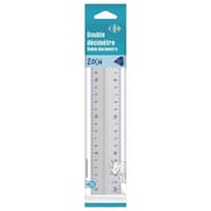Carrefour double décimètre alu 20cm