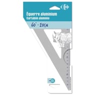 Carrefour équerre précision en aluminium - 60° 20cm