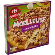 Carrefour sensation pizza moelleuse façon burger 570g