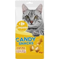 Carrefour companino snacks pour chat poulet fromage - 60g