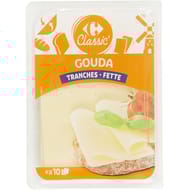 Carrefour classic' gouda 10 tranches 200g