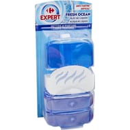 Carrefour expert blocs WC liquide fresh océan 3x55ml