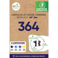 Jetline cartouche encre H-364 PACK