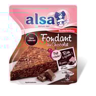 Alsa préparation gâteau fondant chocolat prêt à cuire 500g