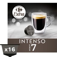Carrefour extra café capsules intenso x16