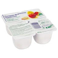 Compote pomme  allégée en sucres 4x100g