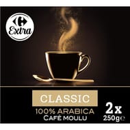 Carrefour extra café moulu corsé 2x250g - 500g