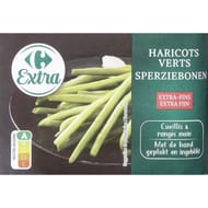 Carrefour extra haricots verts extra fin 390g