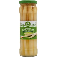 Carrefour classic' asperges blanches moyennes 205g