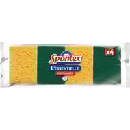 Spontex éponges l'essentielle multi-usages x4
