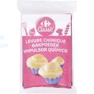 Carrefour Classic' Levure chimique 6x11g - 66g