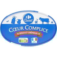 Carrefour Classic' fromage coeur complice doux et crémeux 300g