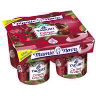 Mamie Nova yaourt gourmand cerise 4x150g offre gourmande