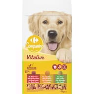 Carrefour companino croquettes pour chien adulte medium au boeuf & aux légumes - 4kg