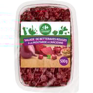 Carrefour Classic' salade de betteraves rouges moutarde 500g