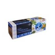 Carrefour 50 sacs congélation petit modèle 1l