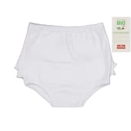 Culotte dentelle bébé BLANC 2ANS