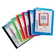 Carrefour classeur souple personnalisable 4 anneaux 21x29.7 cm dos 3 cm