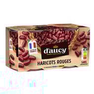 D'aucy haricot rouge bio 2x125g