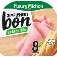 Fleury Michon jambon simplement bon sans couenne 8 tranches 320g