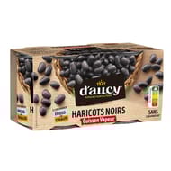 D'aucy haricot noir 2x130g