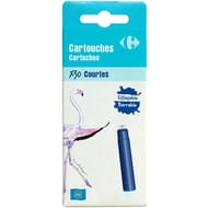 Carrefour 30 cartouches d'encre bleue