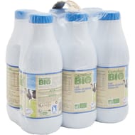 Carrefour bio lait demi écrémé bio 6x1l