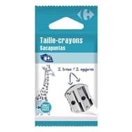 Carrefour taille crayon en métal 2 trous