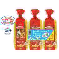 Val fleuri pâtes d'alsace 7 oeufs frais plein air penne 3x250g