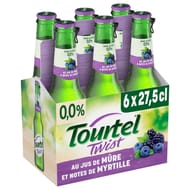 Tourtel twist mûre myrtille 0% 27.5cl x6