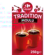 Carrefour Classic' café tradition moulu 250g