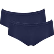 Lot de 2 slips midi Sloggi 00YA MARINE T50