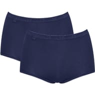 Lot de 2 culottes maxi Basic Sloggi 00YA MARINE T56