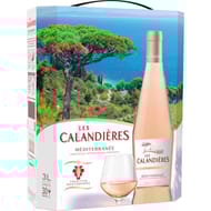 Les calandières igp méditerranée rosé bib 3l 12%vol
