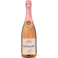 Festillant rosé boisson effervescente à base de vin 0%