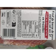 Crf bacon sel sec 10 tranches 100g prix rond