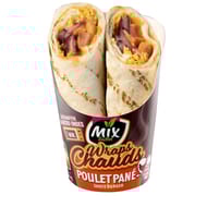 Mix buffet wrap chaud poulet pané sauce burger 180g