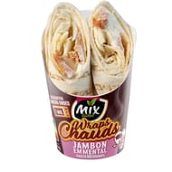 Mix buffet wrap chaud jambon emmental sauce béchamel 180g