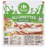 Carrefour classic' allumettes nature 2x100g